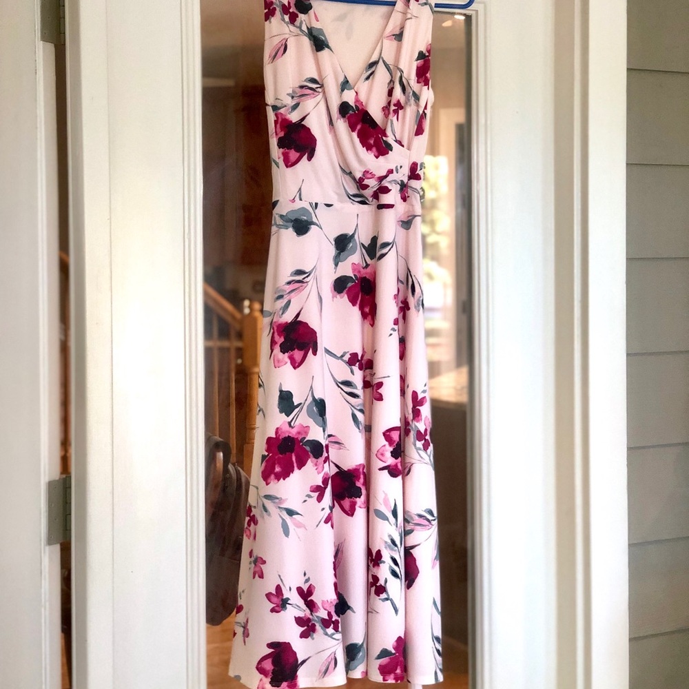 Ralph Lauren Size 4 “pale” pink floral dress